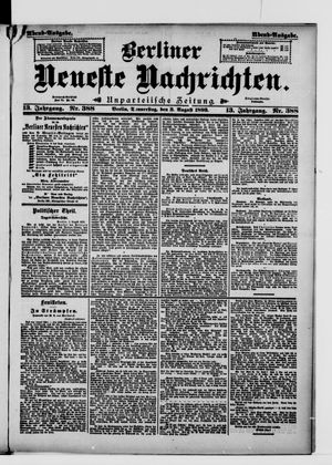 Berliner Neueste Nachrichten vom 03.08.1893