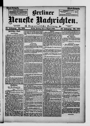 Berliner Neueste Nachrichten on Aug 4, 1893