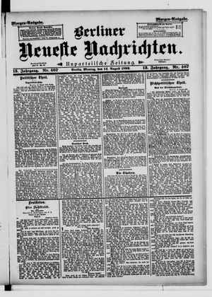 Berliner Neueste Nachrichten vom 14.08.1893