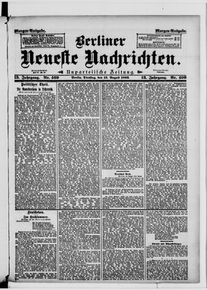 Berliner Neueste Nachrichten vom 15.08.1893