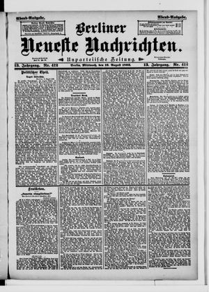 Berliner Neueste Nachrichten vom 16.08.1893