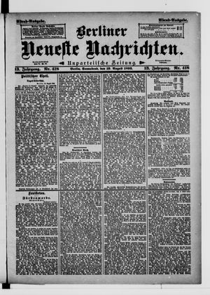 Berliner Neueste Nachrichten vom 19.08.1893