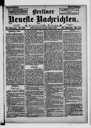 Berliner Neueste Nachrichten vom 23.08.1893