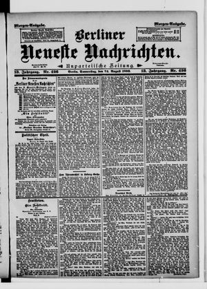 Berliner Neueste Nachrichten vom 24.08.1893