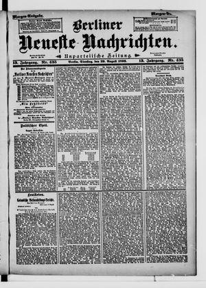 Berliner Neueste Nachrichten vom 29.08.1893
