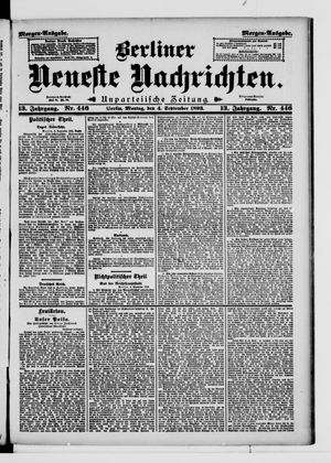 Berliner Neueste Nachrichten vom 04.09.1893