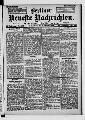 Berliner Neueste Nachrichten vom 04.09.1893