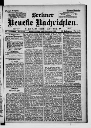 Berliner Neueste Nachrichten vom 05.09.1893