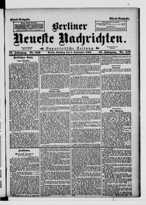 Berliner Neueste Nachrichten vom 05.09.1893