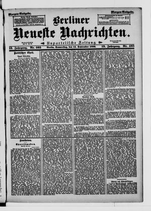 Berliner Neueste Nachrichten vom 14.09.1893