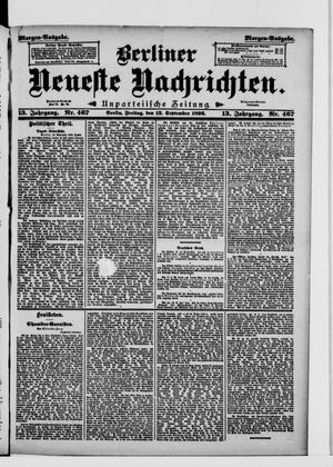 Berliner Neueste Nachrichten vom 15.09.1893