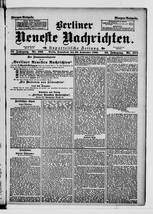 Berliner Neueste Nachrichten vom 23.09.1893