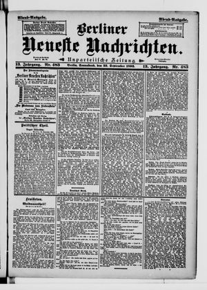 Berliner Neueste Nachrichten vom 23.09.1893