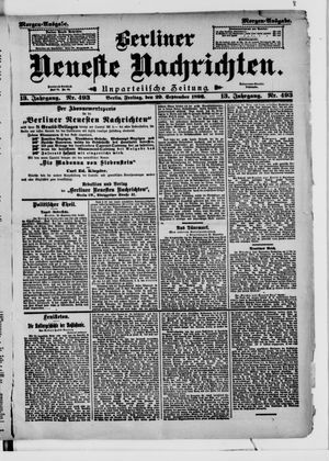 Berliner Neueste Nachrichten vom 29.09.1893