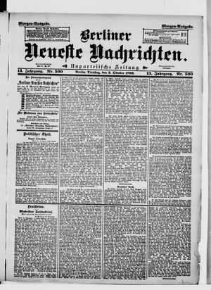 Berliner Neueste Nachrichten vom 03.10.1893