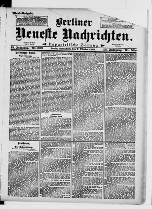 Berliner Neueste Nachrichten vom 07.10.1893