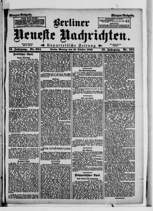 Berliner Neueste Nachrichten vom 16.10.1893