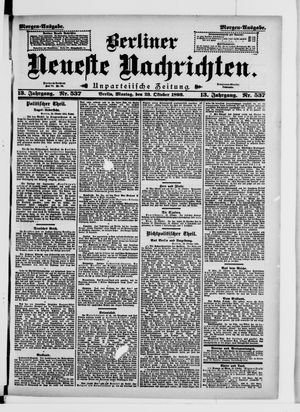 Berliner Neueste Nachrichten vom 23.10.1893