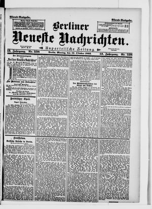 Berliner Neueste Nachrichten vom 23.10.1893