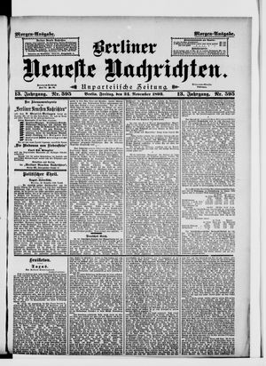 Berliner Neueste Nachrichten vom 24.11.1893