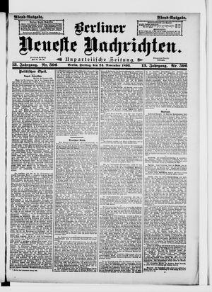 Berliner Neueste Nachrichten vom 24.11.1893