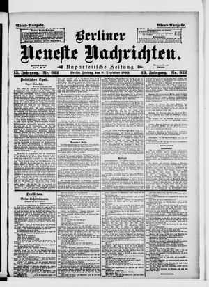 Berliner Neueste Nachrichten vom 08.12.1893
