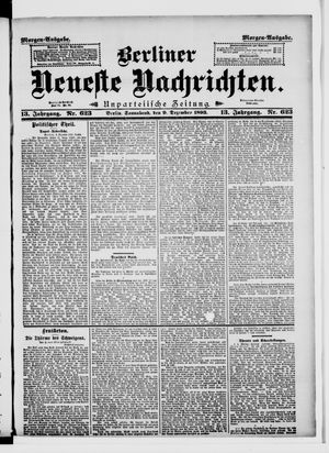 Berliner Neueste Nachrichten vom 09.12.1893