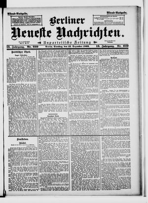 Berliner Neueste Nachrichten vom 12.12.1893
