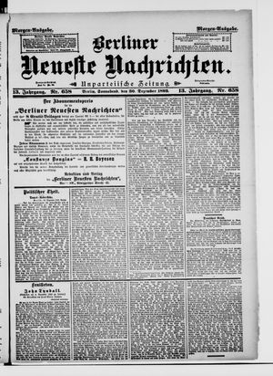 Berliner Neueste Nachrichten vom 30.12.1893
