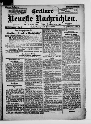 Berliner Neueste Nachrichten vom 01.01.1894