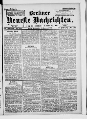 Berliner Neueste Nachrichten vom 19.01.1894