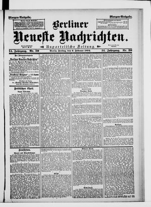 Berliner Neueste Nachrichten vom 02.02.1894