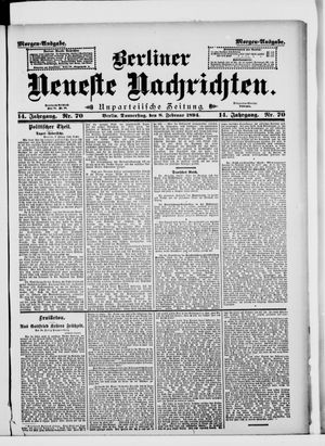 Berliner Neueste Nachrichten on Feb 8, 1894