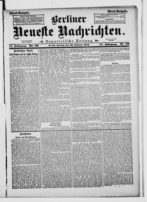 Berliner Neueste Nachrichten vom 16.02.1894