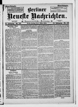 Berliner Neueste Nachrichten vom 02.03.1894