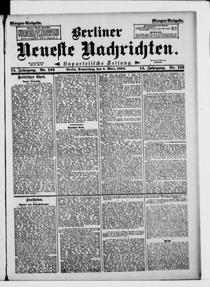 Berliner Neueste Nachrichten vom 08.03.1894
