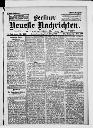 Berliner Neueste Nachrichten vom 08.03.1894