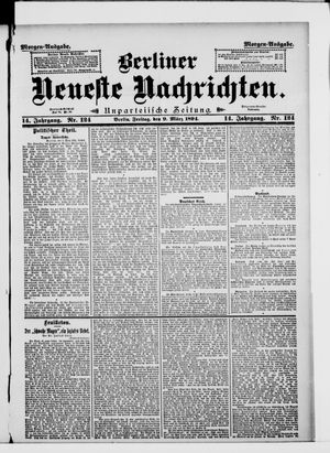 Berliner Neueste Nachrichten vom 09.03.1894