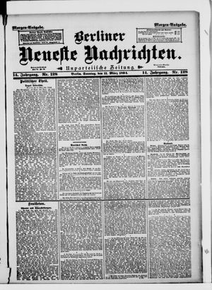 Berliner Neueste Nachrichten on Mar 11, 1894