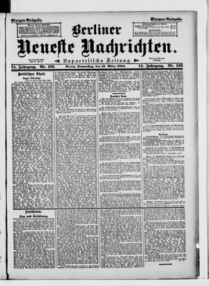 Berliner Neueste Nachrichten on Mar 15, 1894