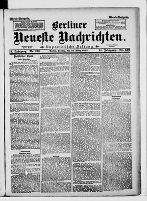 Berliner Neueste Nachrichten on Mar 16, 1894
