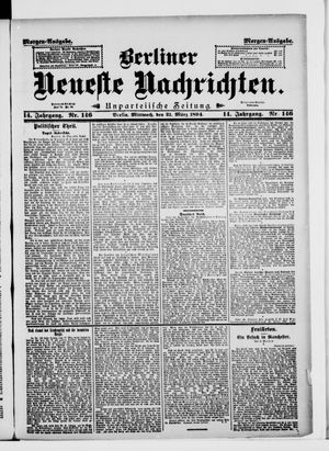Berliner Neueste Nachrichten vom 21.03.1894