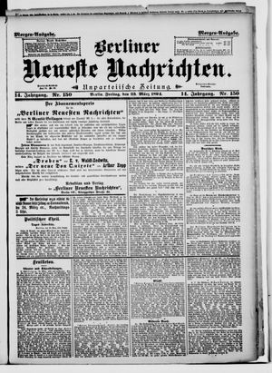 Berliner Neueste Nachrichten vom 23.03.1894