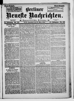 Berliner Neueste Nachrichten vom 24.03.1894