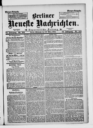 Berliner Neueste Nachrichten vom 28.03.1894