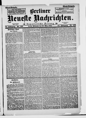 Berliner Neueste Nachrichten vom 28.03.1894