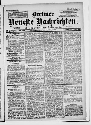 Berliner Neueste Nachrichten on Mar 31, 1894