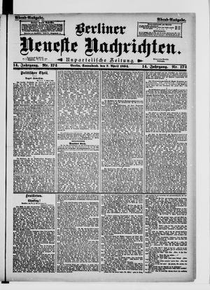 Berliner Neueste Nachrichten on Apr 7, 1894