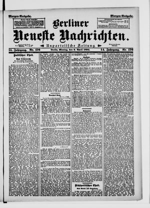 Berliner Neueste Nachrichten on Apr 9, 1894