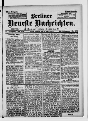 Berliner Neueste Nachrichten vom 10.04.1894